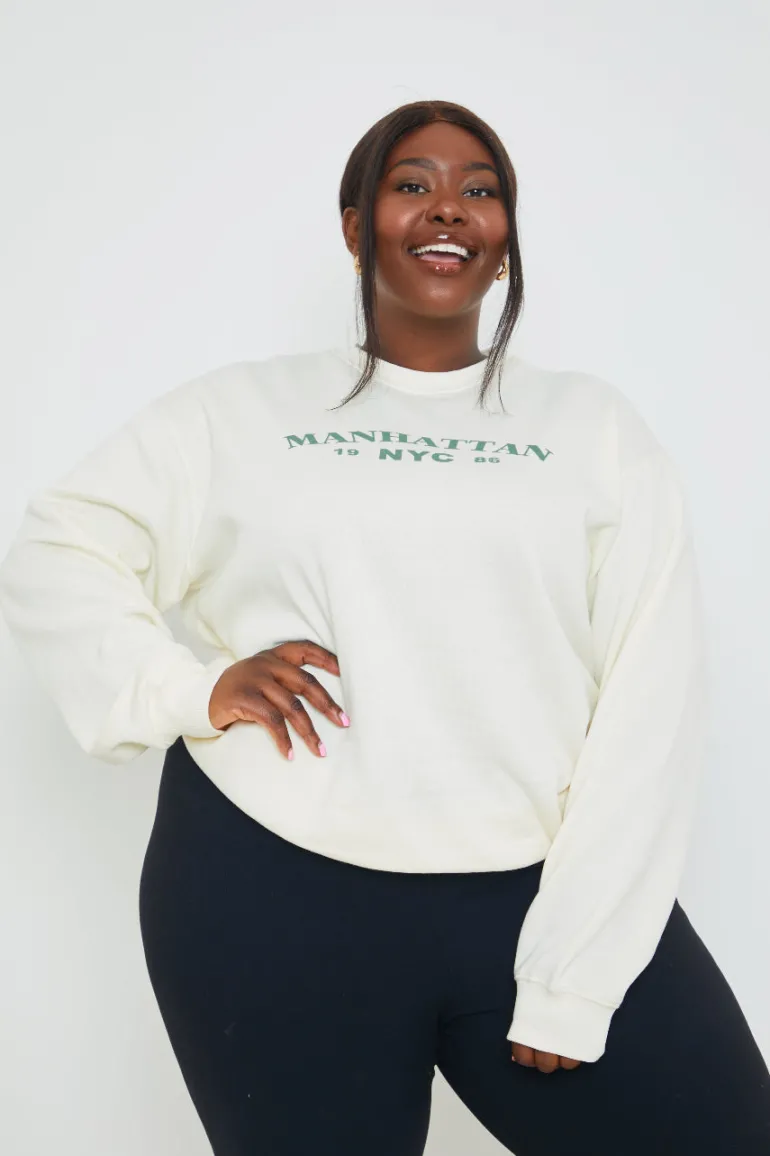 Manhattan Slogan Sweater