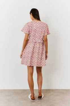Maternity Floral Print Skater Dress