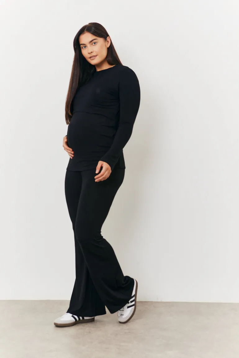 Maternity Kick Flare Leg Trouser