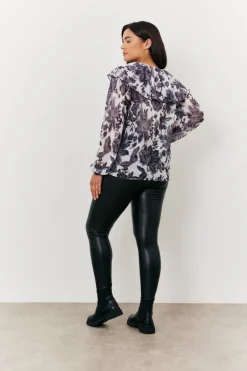 Maternity Leather Look Legging
