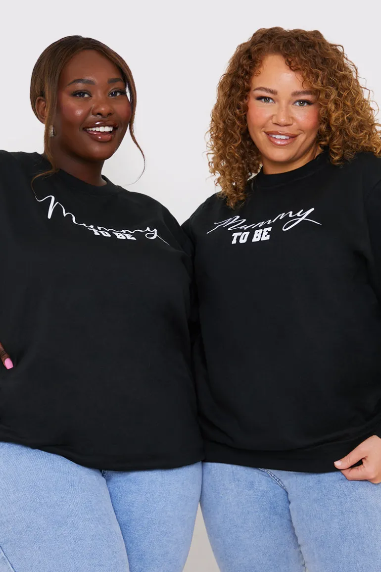 Mummy To Be Slogan Sweater