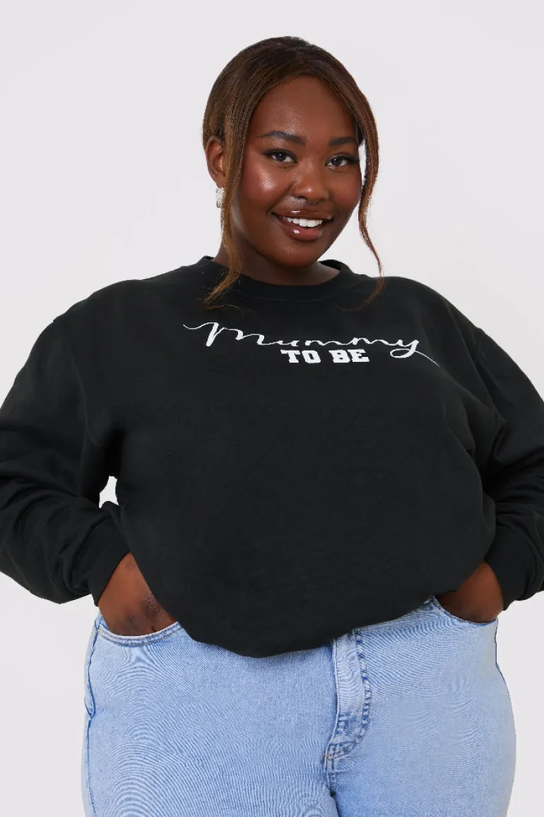 Mummy To Be Slogan Sweater