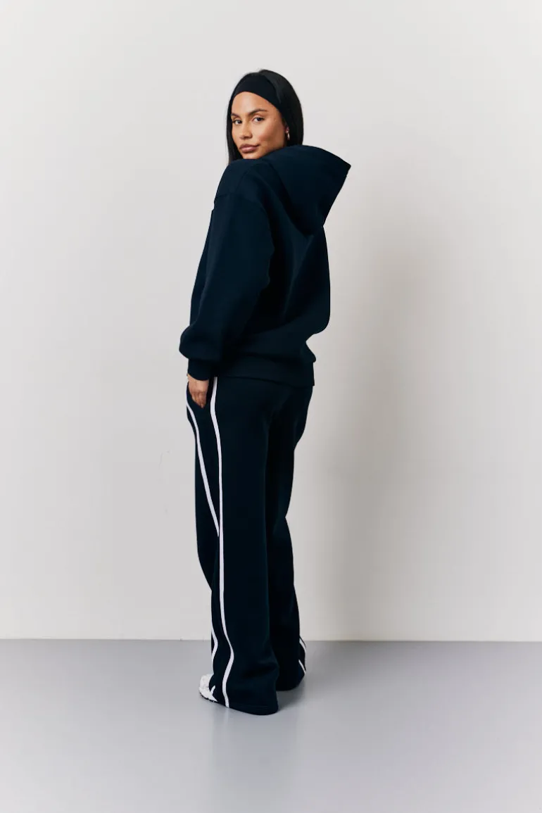Navy Fits Bubble Print Co-Ord Hoodie
