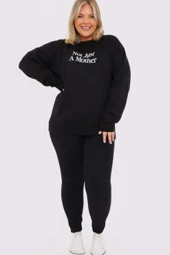 Not Just A Mother Slogan Sweater