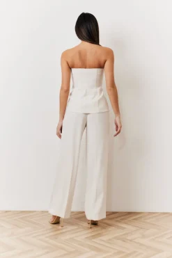 Occasion Cream Bustier Top