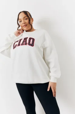 Off White Ciao Slogan Sweatshirt