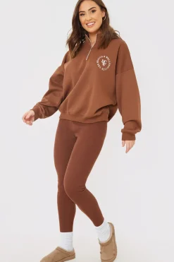 Oversized Half Zip Sweater