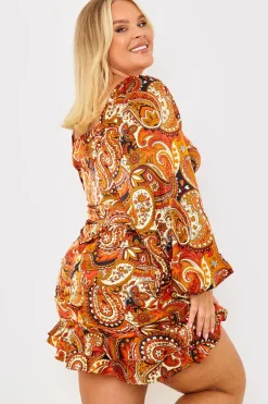 Paisley Ruffle Skirt
