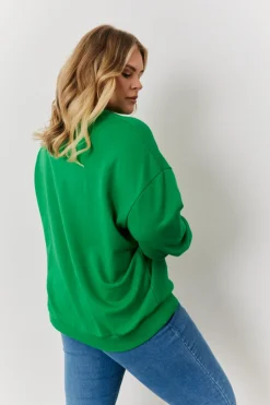 Paris Embroidered Slogan Sweatshirt