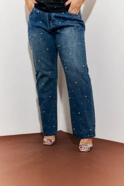 Pearl Embellished Jeans