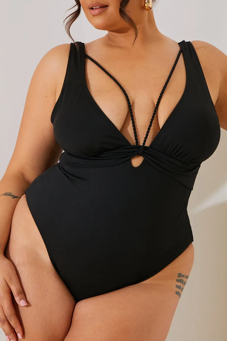 Plait Detail Swimsuit