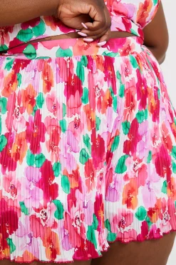 Pleated Shorts
