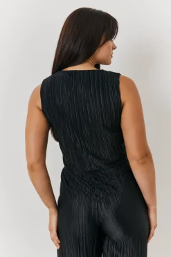 Plisse Co-Ord Waistcoat