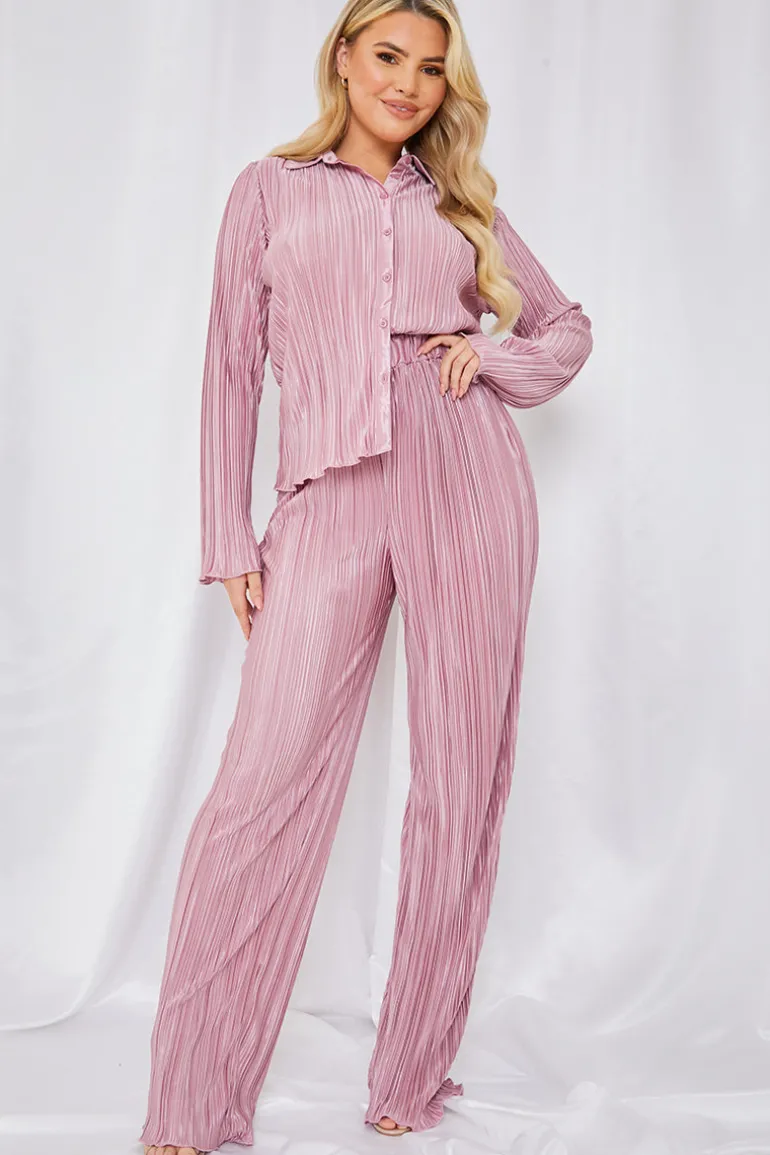 Plisse Trousers