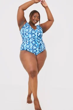 Plunge Belted Swimsuit