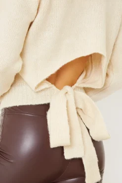 Premium Tie Back Knitted Jumper