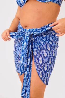 Printed Chiffon Mini Wrap Sarong