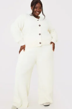 Recycled Fluffy Knitted Co Ord Trouser