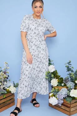 Responsible Viscose Floral Midi Dress