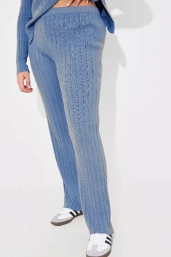 Rib Knitted Co Ord Trouser