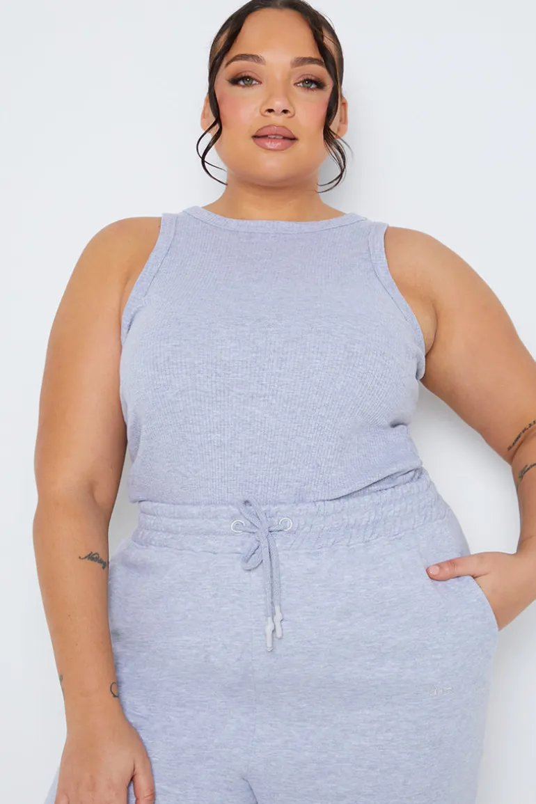 Ribbed Racer Vest