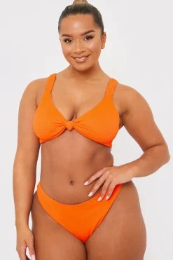 Ribbed Seamless Boomerang Bikni Bottom