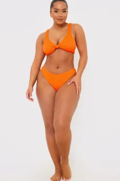 Ribbed Seamless Boomerang Bikni Bottom