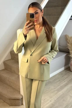 Sage Relaxed Blazer