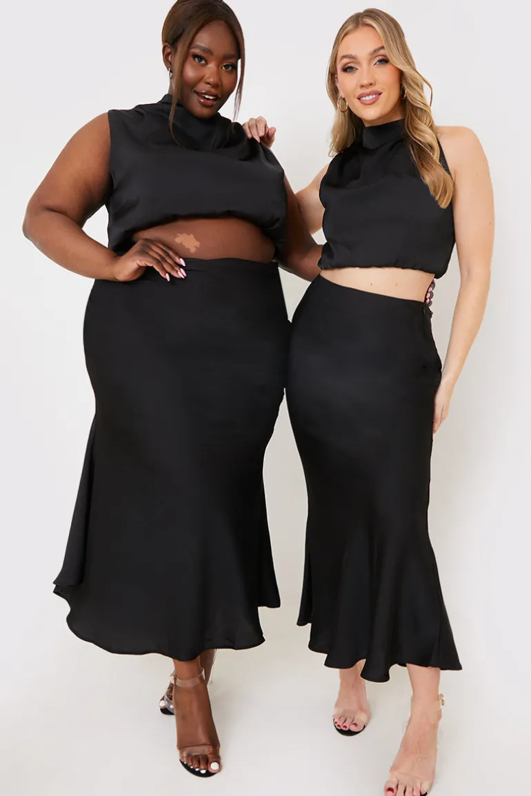 Satin Maxi Co Ord Skirt