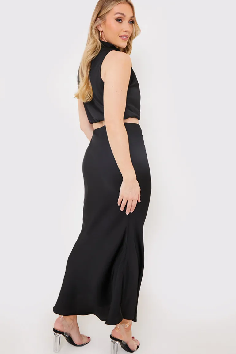 Satin Maxi Co Ord Skirt