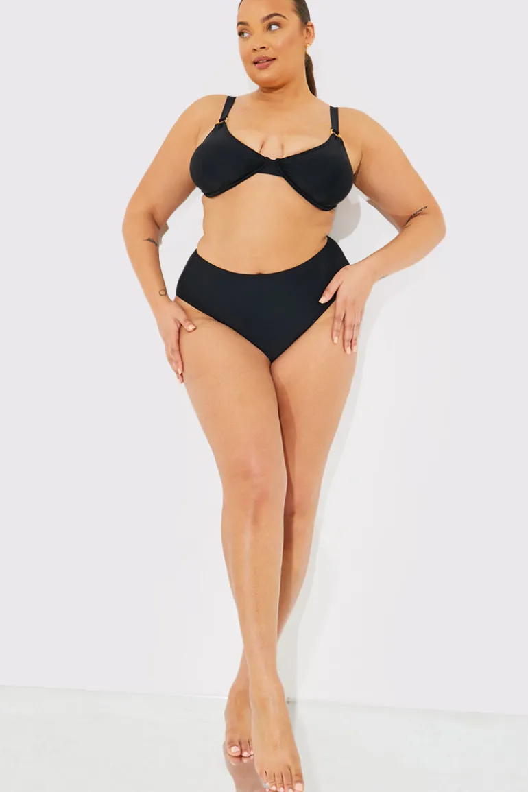 Sculpt And Control High Waist High Leg Bikini Bottom