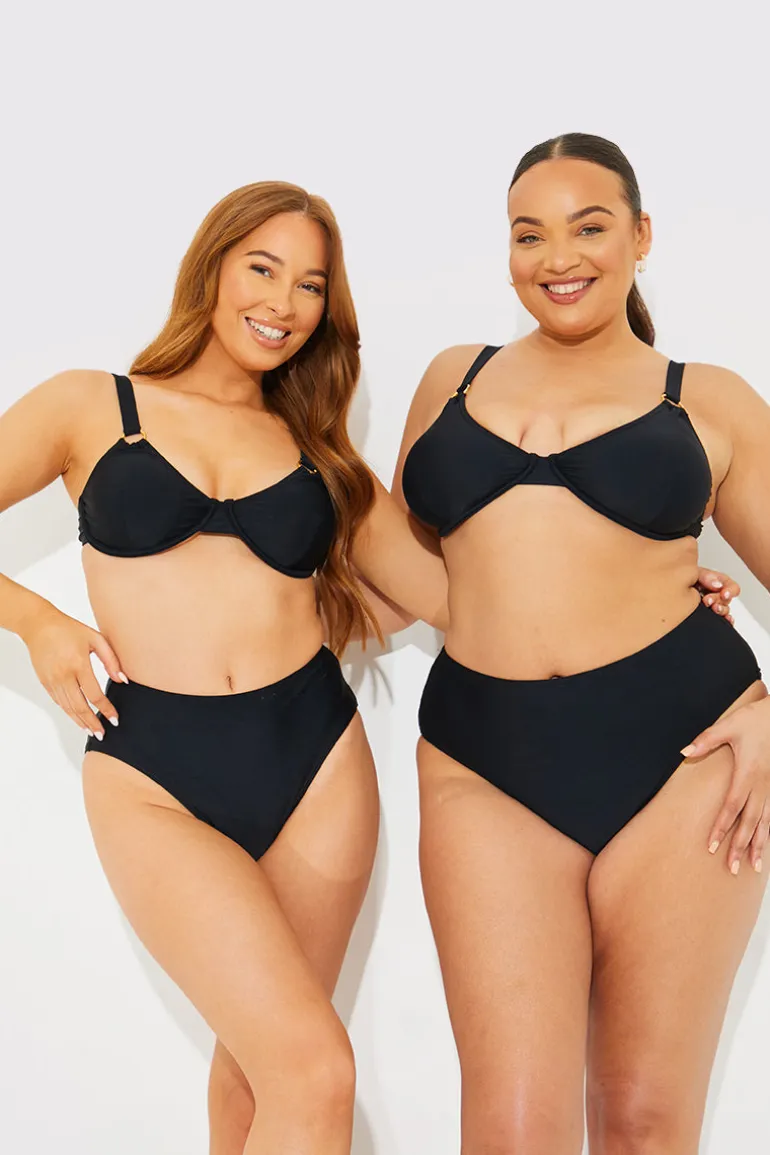 Sculpt Ring Detail Underwire Bikini Top