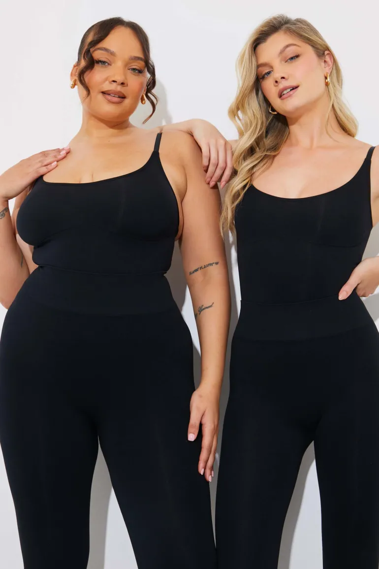 Seamless Strappy Snatched Shapewear Bodysuit