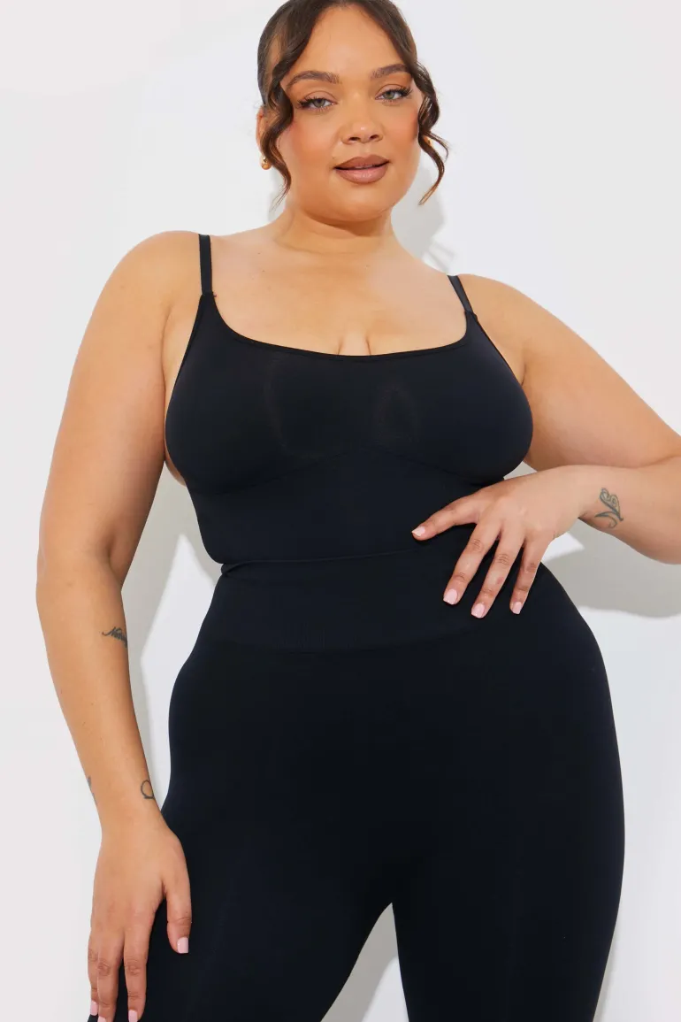 Seamless Strappy Snatched Shapewear Bodysuit