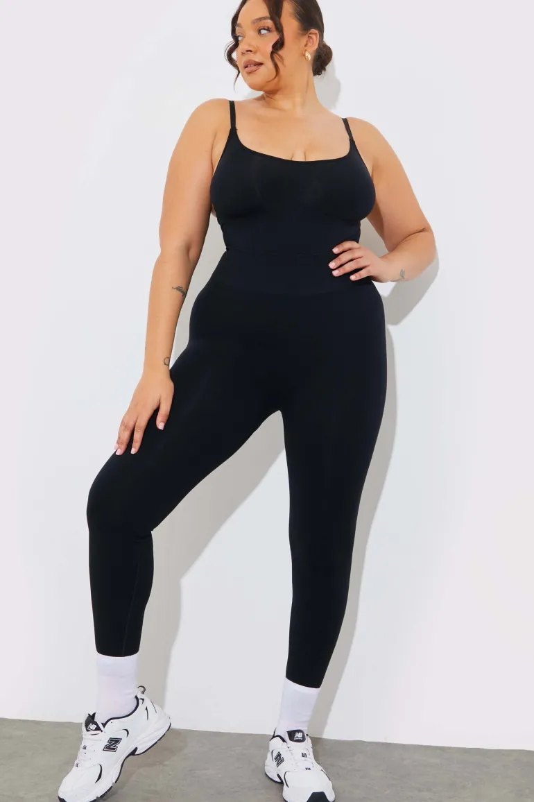 Seamless Strappy Snatched Shapewear Bodysuit