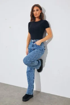 Short Sleeve Double Layer Slinky Bodysuit
