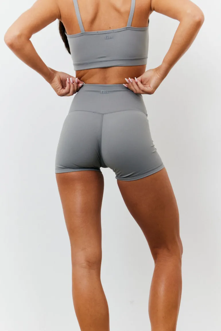 Soft Touch Cross Over Waist Cycling Shorts