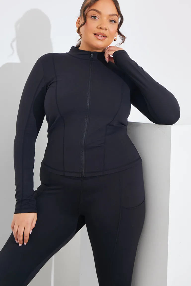 Soft Touch Zip Through Jacket