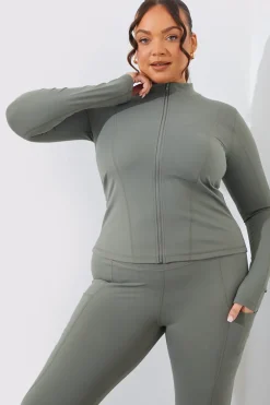 Soft Touch Zip Through Jacket