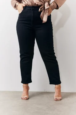 Straight Leg High Rise Ankle Grazer Jeans