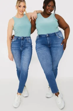 Stretch High Waist Skinny Jeans