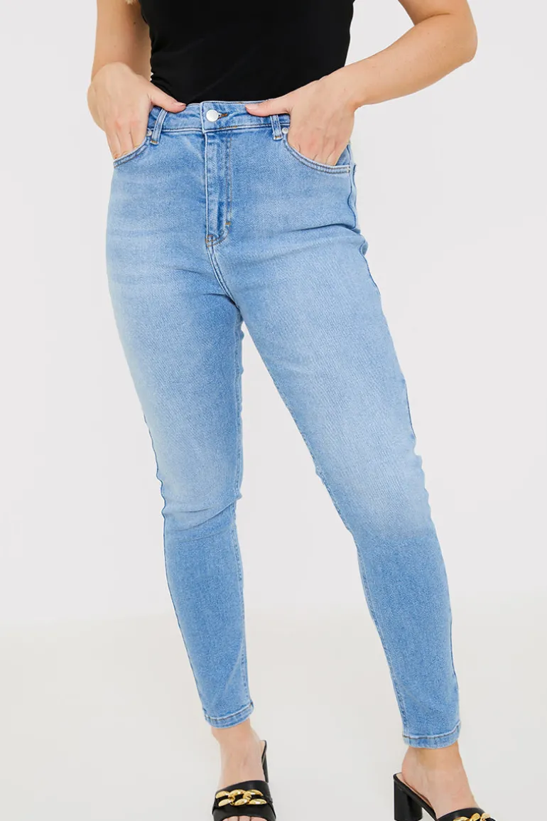 Stretch High Waist Skinny Jeans
