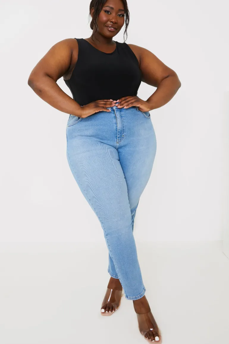 Stretch High Waist Skinny Jeans