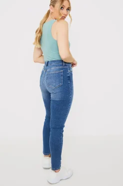 Stretch High Waist Skinny Jeans