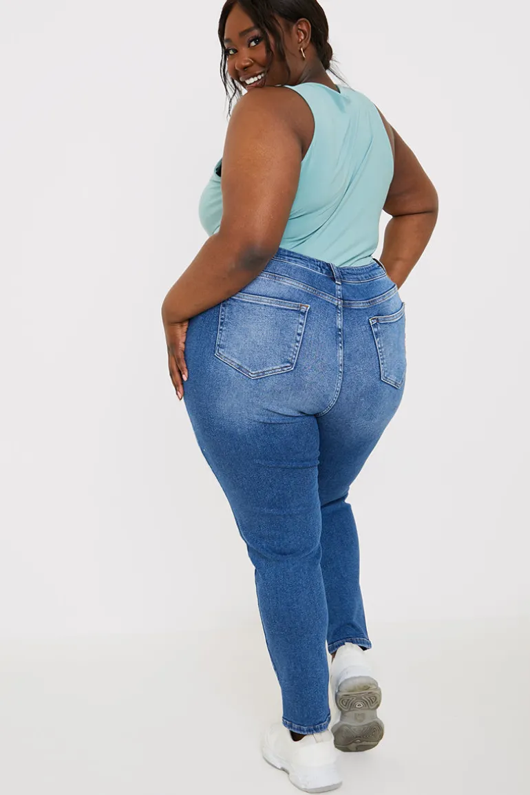 Stretch High Waist Skinny Jeans