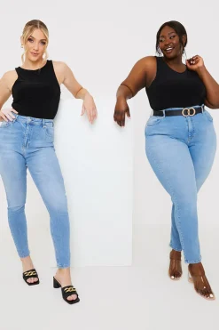 Stretch High Waist Skinny Jeans