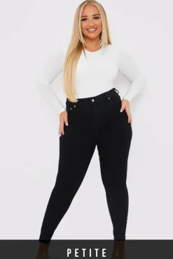 Stretch High Waisted Skinny Jeans