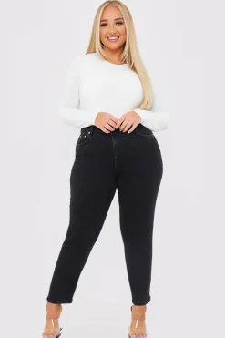 Stretch Straight Jeans