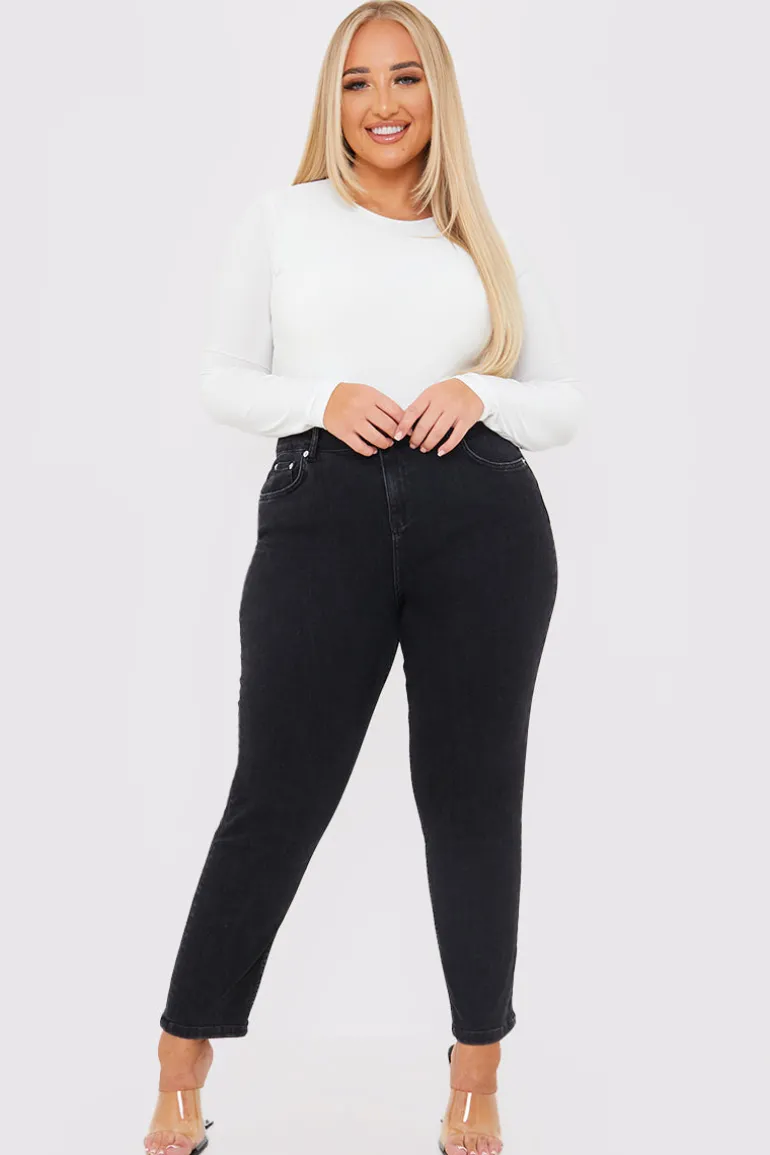 Stretch Straight Jeans