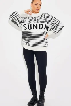 Stripe Sunday Knit Jumper
